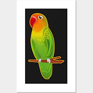 Cute Love Bird Posters and Art